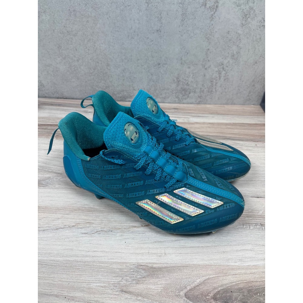 Adidas Adizero Team‎ Football Cleats Mens 9 Big Mood Cyan Blue GX7892 Football